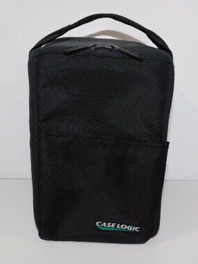 VTG Caselogic  15 CD Case Holder Carrier Black Rectangle Handle